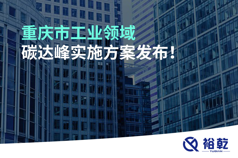 重庆市工业领域碳达峰实施方案发布！
